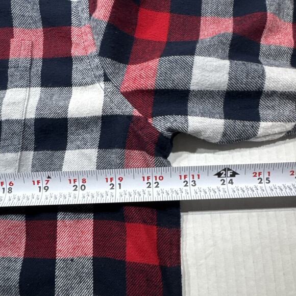 Croft & Barrow Flannel Shirt Mens Large Button Down Long Sleeve Plaid - Picture 8 of 10